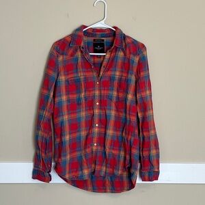 American Eagle Boyfriend Fit Flannel 100% Cotton